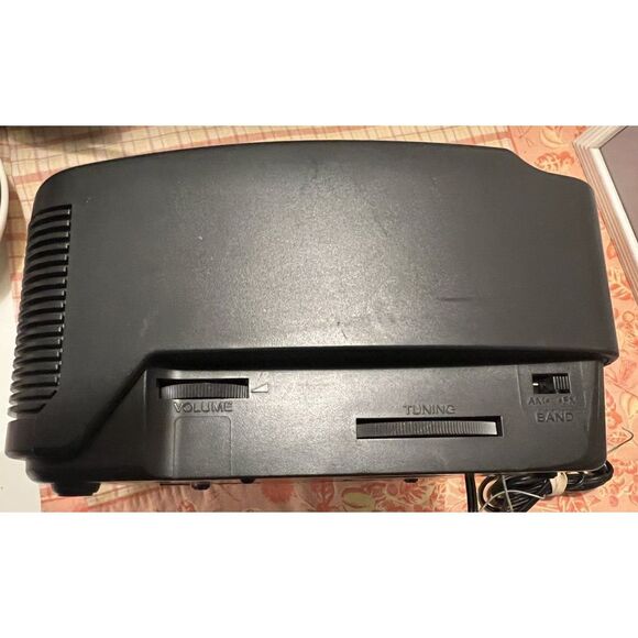 Sony CD Player Alarm Clock Radio ICF-CD810 Black Tested & Working 90s - Picture 4 of 6